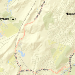 Hopatcong Hills Street Map