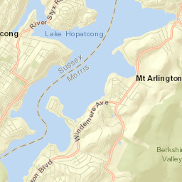Hopatcong Street Map
