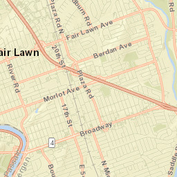 Fair Lawn Street Map