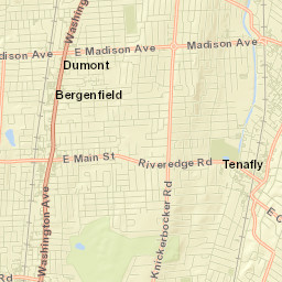 Tenafly Street Map