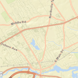 Suffolk County Street Map