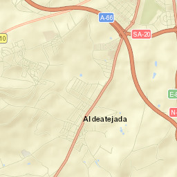 Aldeatejada Street Map