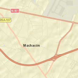 Machacón Street Map