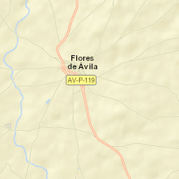 Flores de Ávila Street Map
