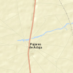 Pajares de Adaja Street Map
