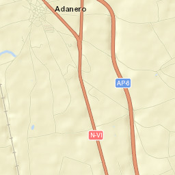 Adanero Street Map