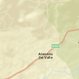 Alameda del Valle Street Map