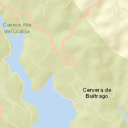Cervera de Buitrago Street Map