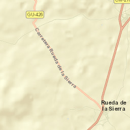 Rueda de la Sierra Street Map