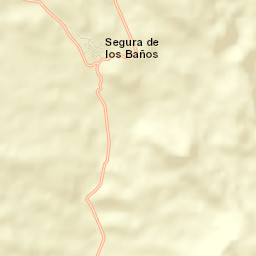 Segura de los Baños Street Map