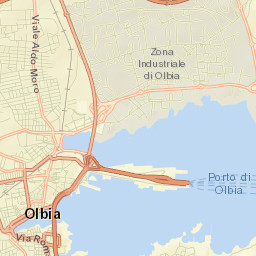 Olbia Street Map