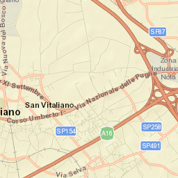 San Vitaliano Street Map