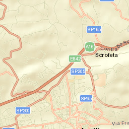Avellino Street Map