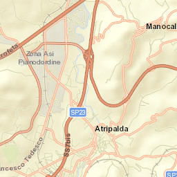 Manocalzati Street Map