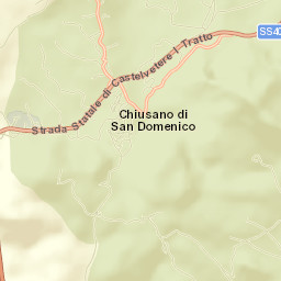 Chiusano di San Domenico Street Map