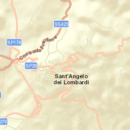 Sant'Angelo dei Lombardi Street Map