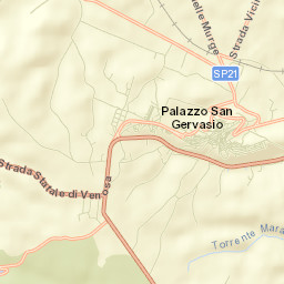 Palazzo San Gervasio Street Map