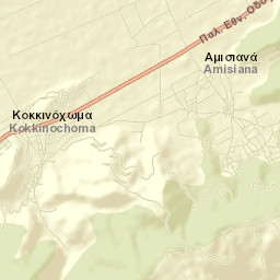 Kokkinóchoma Street Map