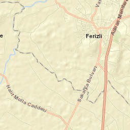Ferizli Street Map