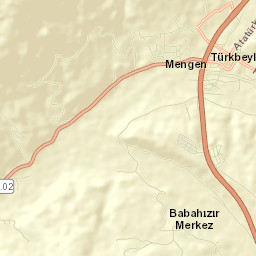 Mengen Street Map