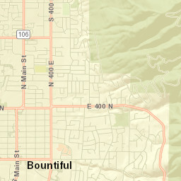 Bountiful Street Map