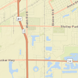 Grand Island, NE, USA Street Map