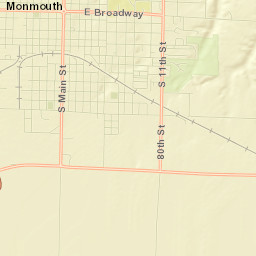 101-199 North 2nd Street, Monmouth, IL Street Map