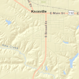 Knoxville Street Map