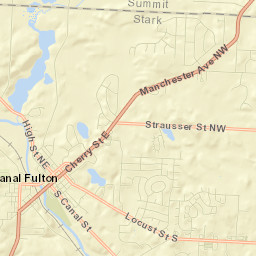 Canal Fulton Street Map