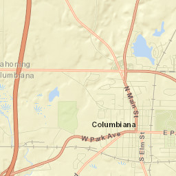 Columbiana Street Map
