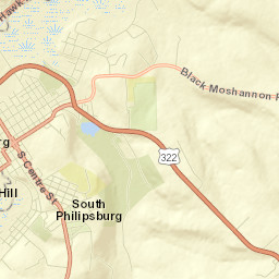 Philipsburg Street Map