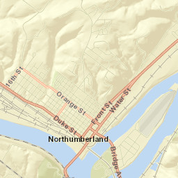 Northumberland Street Map