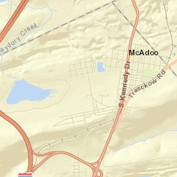 McAdoo Street Map