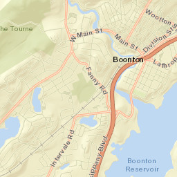 Mountain Lakes Street Map