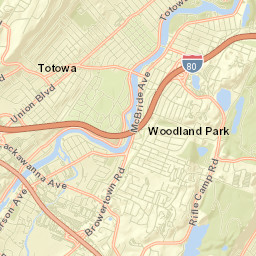 Woodland Park Street Map
