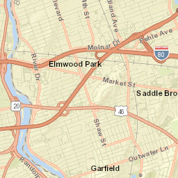 Garfield Street Map