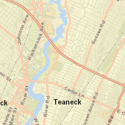 Teaneck Street Map