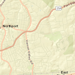 Fort Salonga Street Map