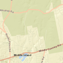 Middle Island Street Map