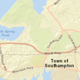 Shinnecock Hills Street Map