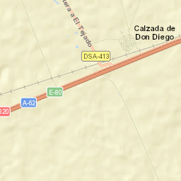 Calzada de Don Diego Street Map