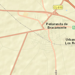 Peñaranda de Bracamonte Street Map