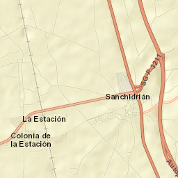 Sanchidrián Street Map