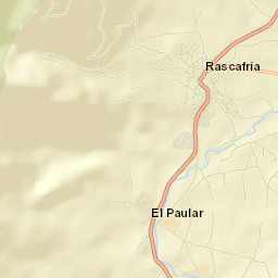 Rascafría Street Map