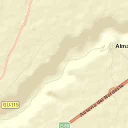 Almadrones Street Map