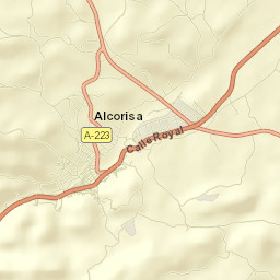 Alcorisa Street Map