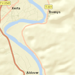 Tivenys Street Map