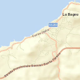 Lu Bagnu Street Map