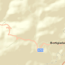 Bortigiadas Street Map