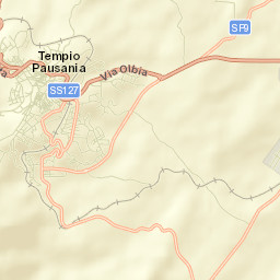 Tempio Pausania Street Map